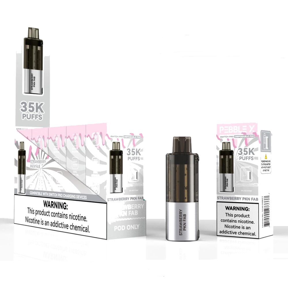 Pebble X Disposable Pod - Strawberry PKN Fab