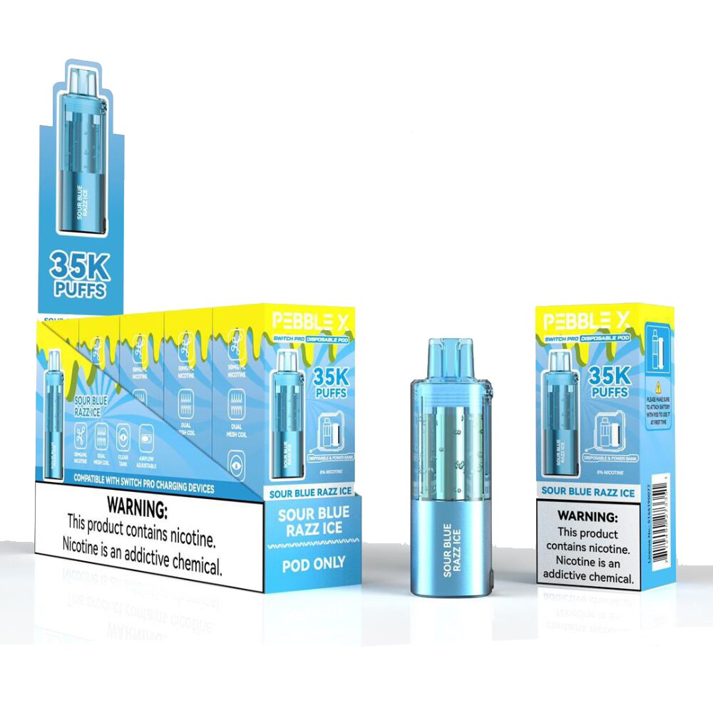 Pebble X Disposable Pod - Sour Blue Razz Ice