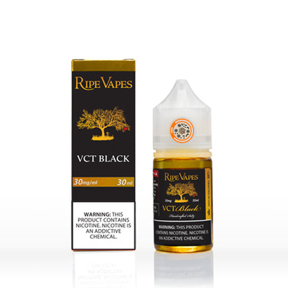 Ripe Vapes E-Liquid 30mL (Salt Nic) - VCT Black
