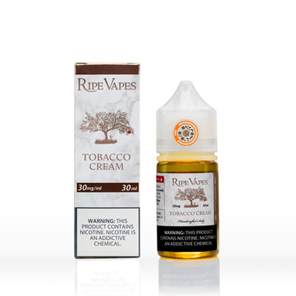 Ripe Vapes E-Liquid 30mL (Salt Nic) - Tobacco Cream