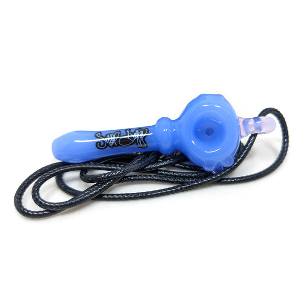 Dogg Lbs (Hand Pipe) Everyday 3" Necklace Spoon - Slyme Blue