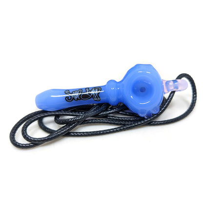 Dogg Lbs (Hand Pipe) Everyday 3" Necklace Spoon - Slyme Blue