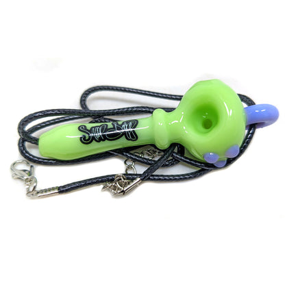 Dogg Lbs (Hand Pipe) Everyday 3" Necklace Spoon - Slyme Green