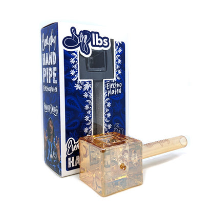Dogg Lbs (Hand Pipe) 4" Everyday Electro Plated Cube - Gold