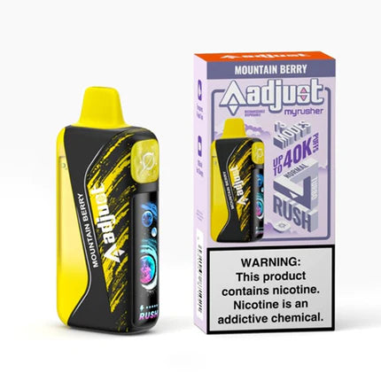 Adjust-My Disposable 40000 Puff 20mL 50mg • MOQ 5 - Rusher Mountain Berry