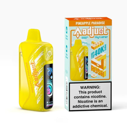 Adjust-My Disposable 40000 Puff 20mL 50mg • MOQ 5 - Rusher Pineapple Paradise