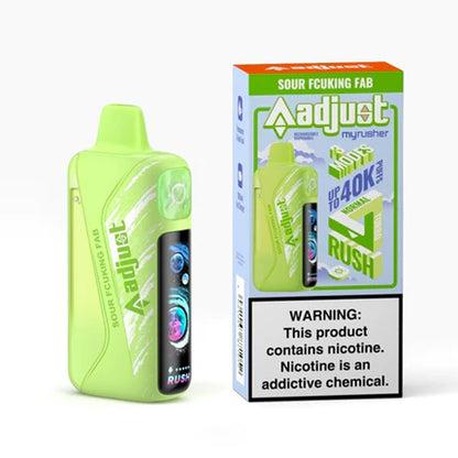 Adjust-My Disposable 40000 Puff 20mL 50mg • MOQ 5 - Rusher Sour Fcuking Fab