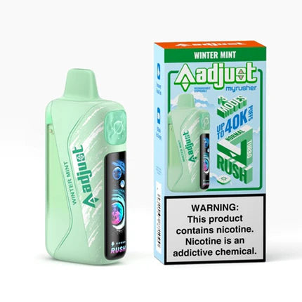Adjust-My Disposable 40000 Puff 20mL 50mg • MOQ 5 - Rusher Winter Mint