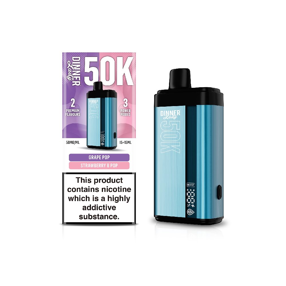 Dinner Lady Disposable - 15 mL Grape Pop + 15mL Strawberry B-Pop