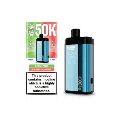 Dinner Lady Disposable - 15 mL Ultimate Melon + 15mL Ultimate Strawberry