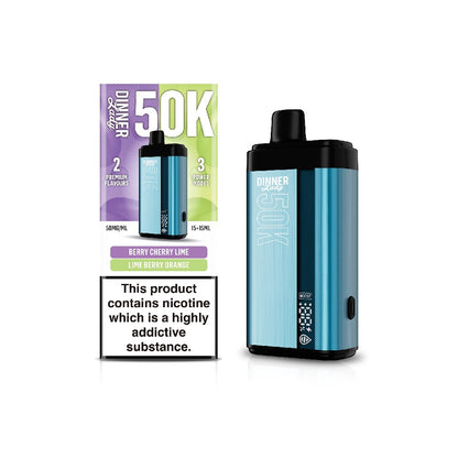 Dinner Lady Disposable - 15 mL Berry Cherry Lime + 15mL Lime Berry Orange