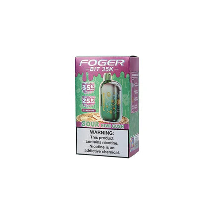 Foger Bit (Dispo) (35000Puff)(21mL) - Sour Kiwi Gush