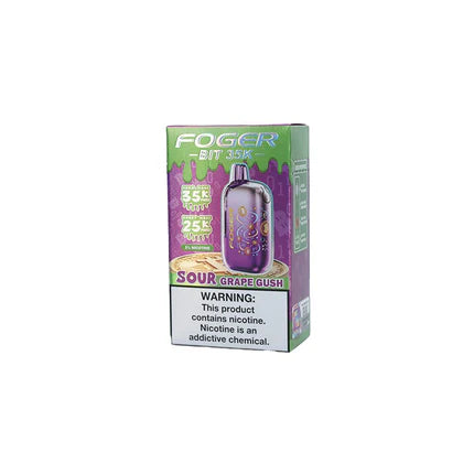 Foger Bit (Dispo) (35000Puff)(21mL) - Sour Grape Gush