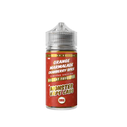 Jam Monster Series E-Liquid 100mL - Freebase - Orange Marmalade Cranberry Spice