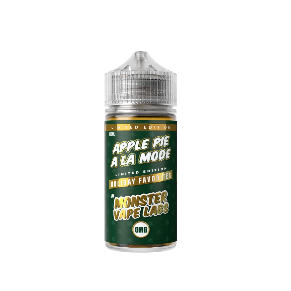Jam Monster Series E-Liquid 100mL - Freebase - Apple Pie A La Mode