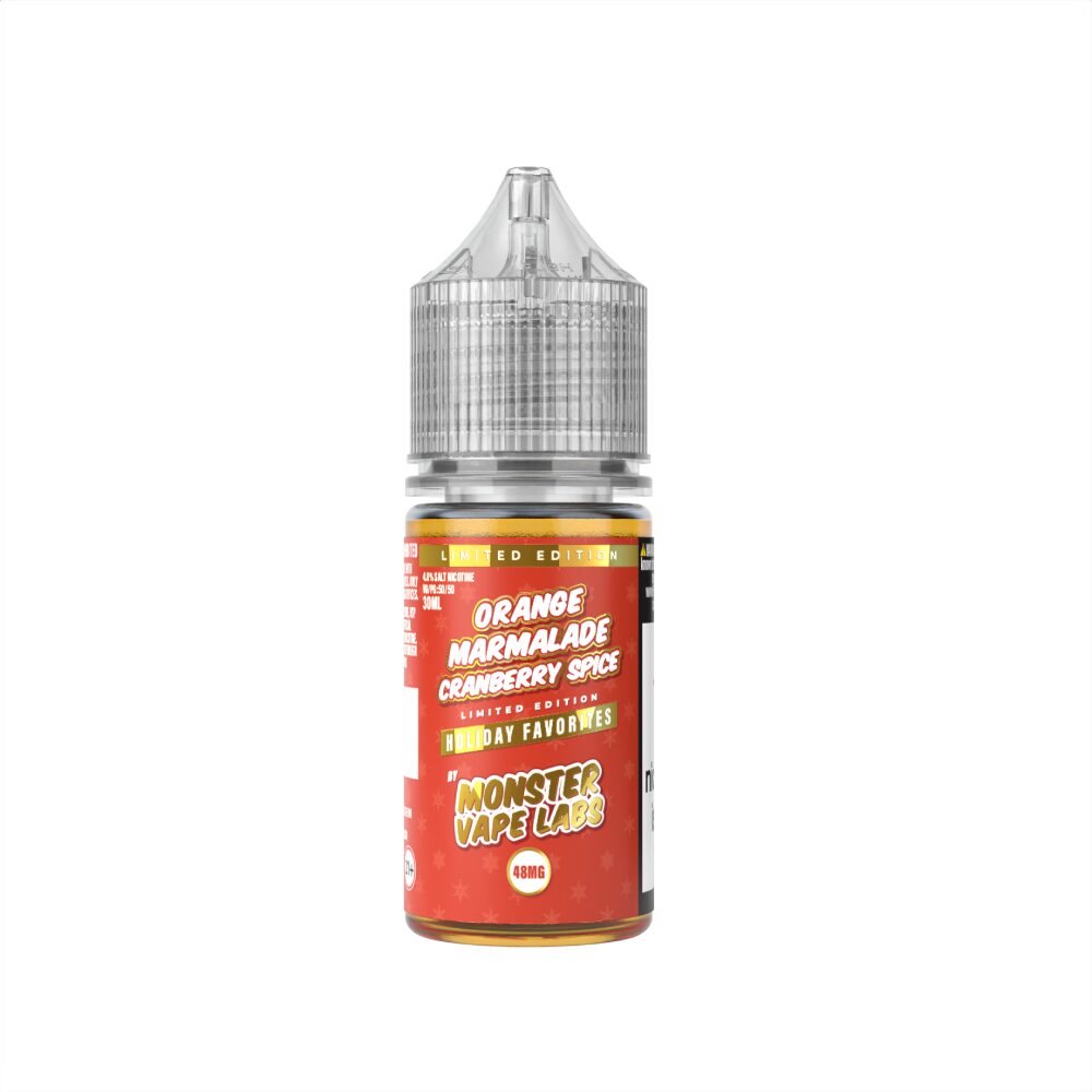 Jam Monster Salt Series E-Liquid 30mL (Salt Nic) 48mg - Orange Marmalade Cranberry Spice