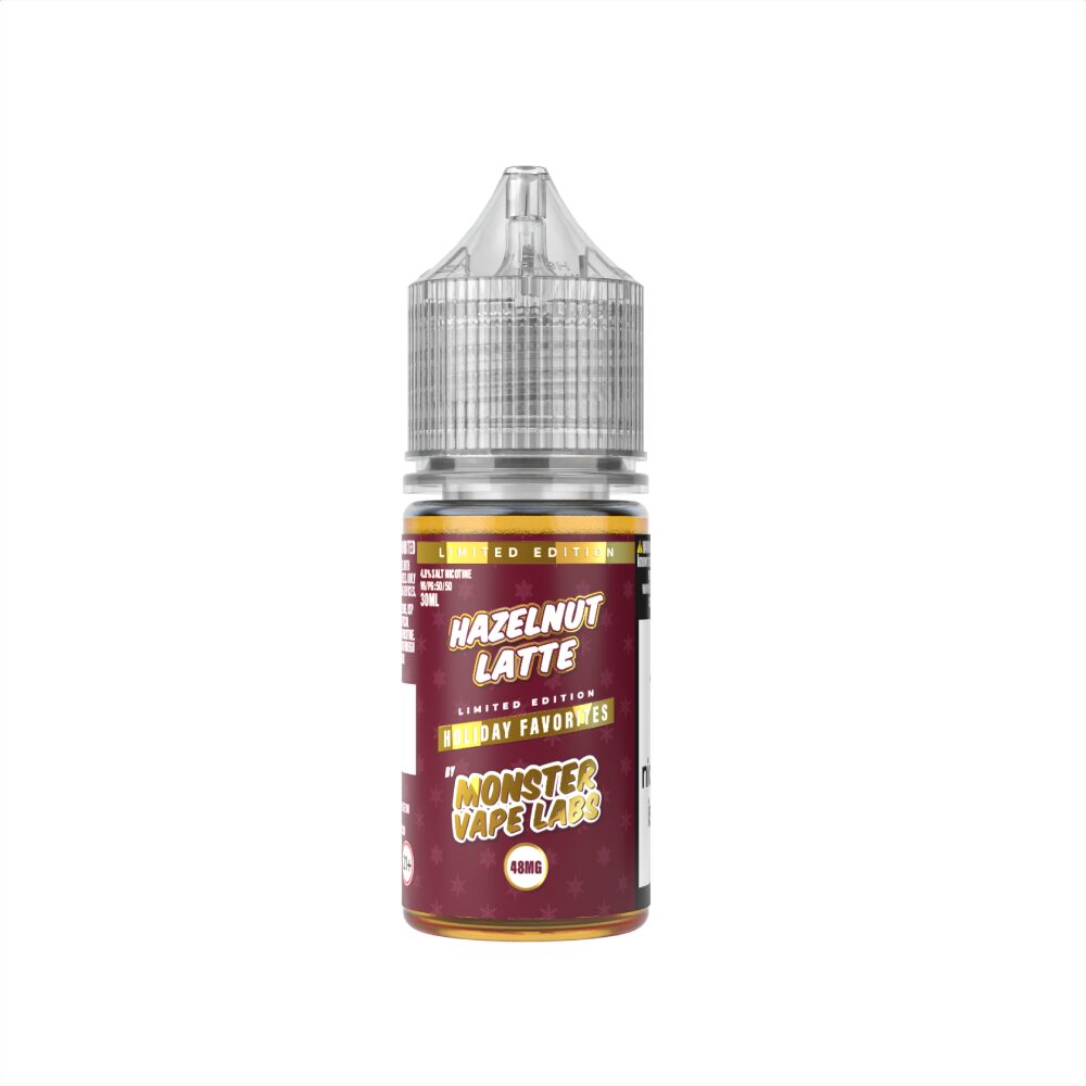 Jam Monster Salt Series E-Liquid 30mL (Salt Nic) 48mg - Hazelnut Latte