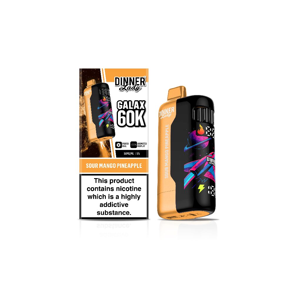 Dinner Lady Galax (Dispo)(60000Puff)(24mL) - Sour Mango Pineappl