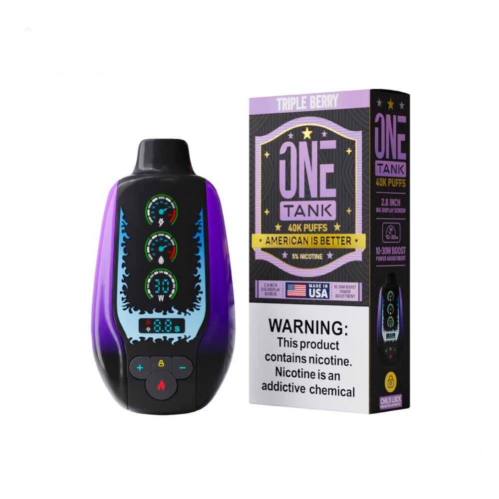 One Tank (Dispo)(40000Puff)(22mL) - Triple Berry