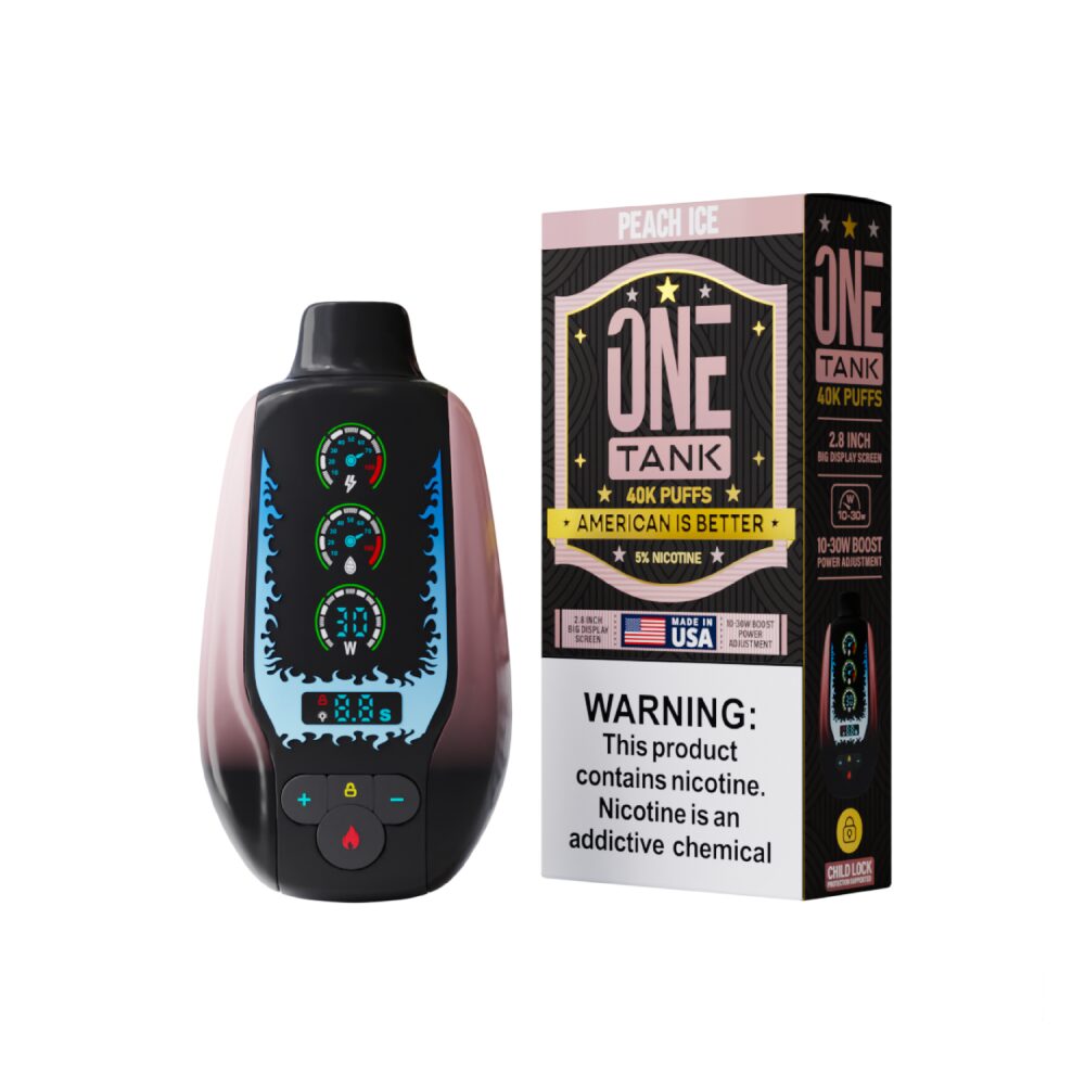 One Tank (Dispo)(40000Puff)(22mL) - Peach Ice