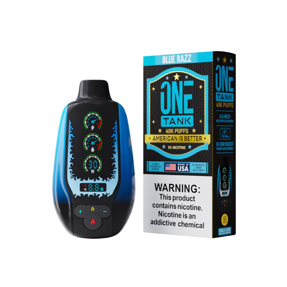 One Tank (Dispo)(40000Puff)(22mL) - Blue Razz
