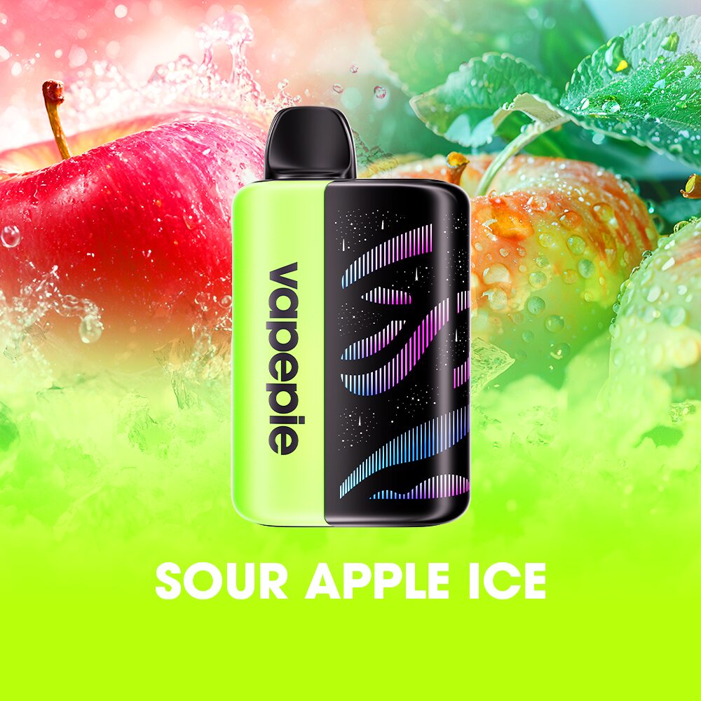 Vapepie Galactic Gleam (Dispo)(35000Puff)(20mL) - Sour Apple Ice