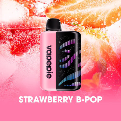 Vapepie Galactic Gleam (Dispo)(35000Puff)(20mL) - Strawberry B-Pop