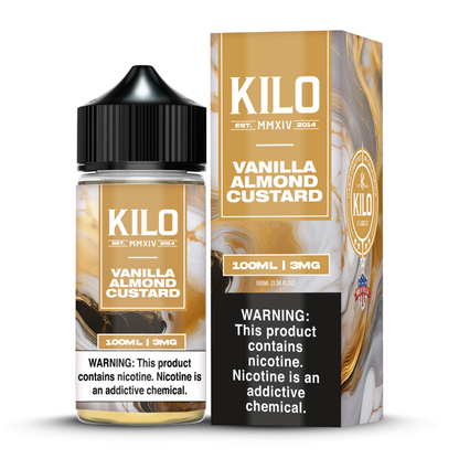 KILO (LIQ FB)(100mL) - Vanilla Almond Custard