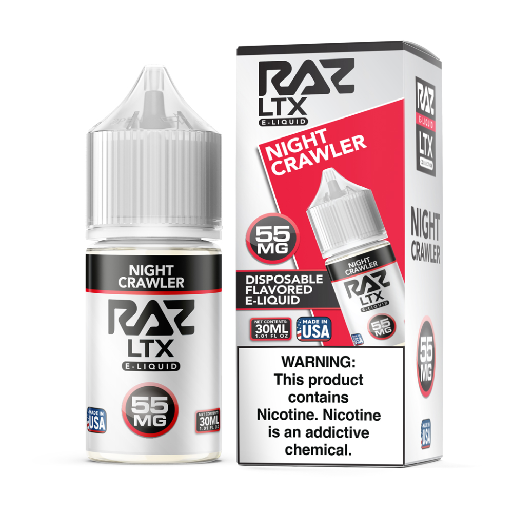 RAZ LTX (LIQ Salt)(30mL) - Night Crawler