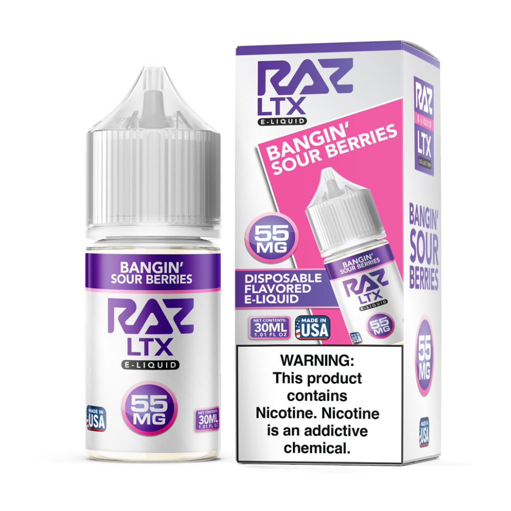 RAZ LTX (LIQ Salt)(30mL) - Bangin' Sour Berries