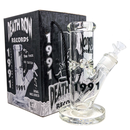 Death Row Records (Water Pipe) DRWP0019-0021 Legacy 9mm Straight Pipe - 08" (DRWP0019) with packaging