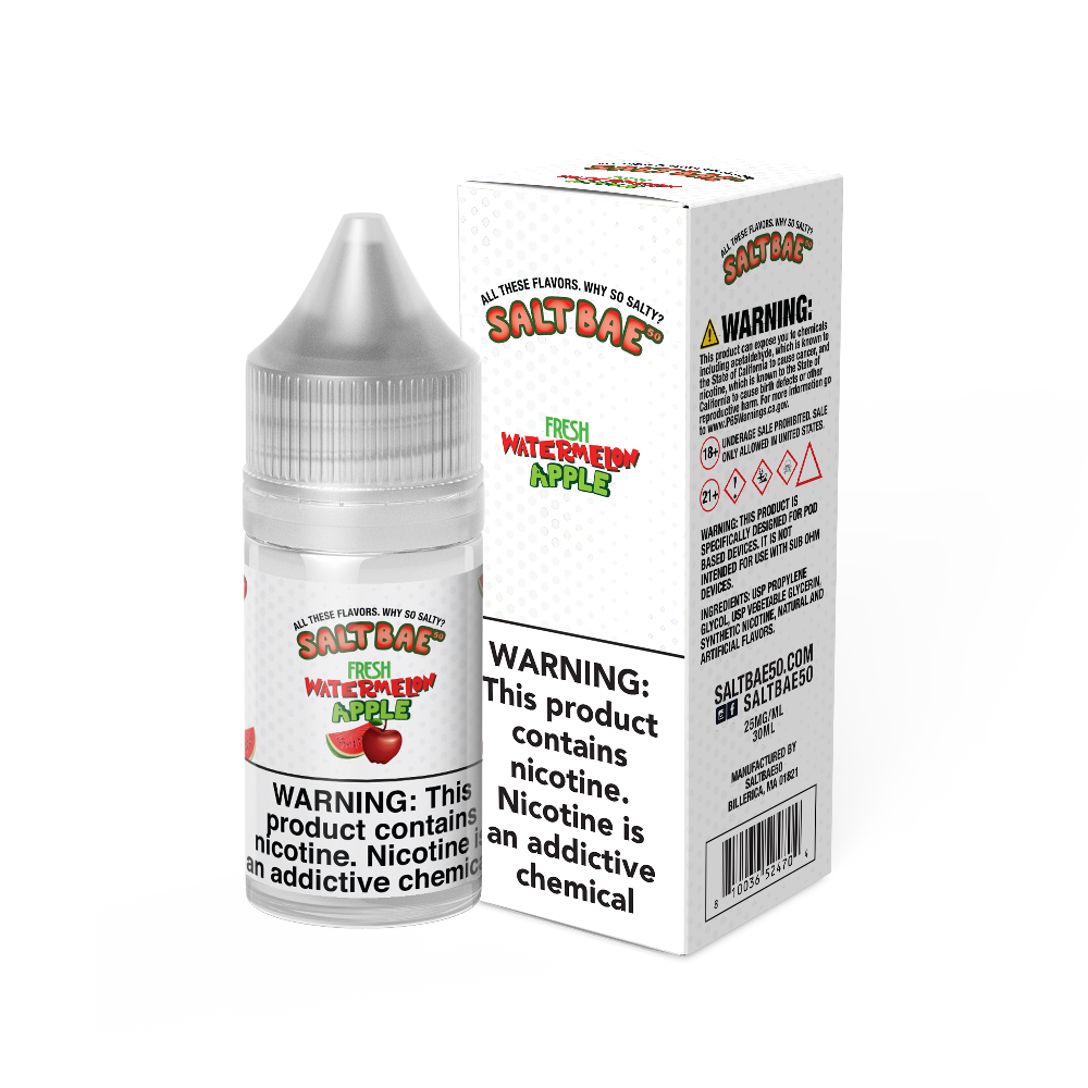 Salt Bae 50 (LIQ Salt)(30mL) - Fresh Watermelon Apple