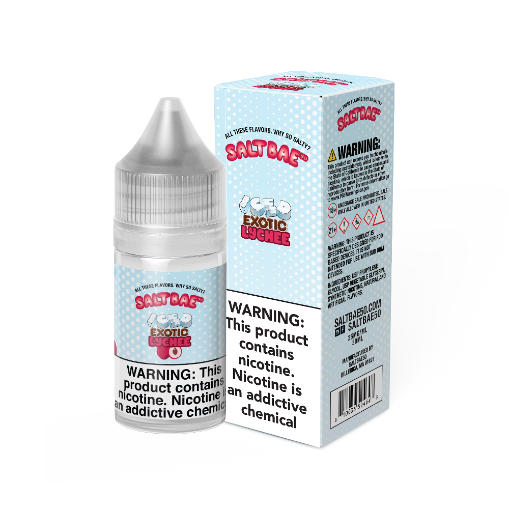Salt Bae 50 (LIQ Salt)(30mL) - Exotic Lychee Iced