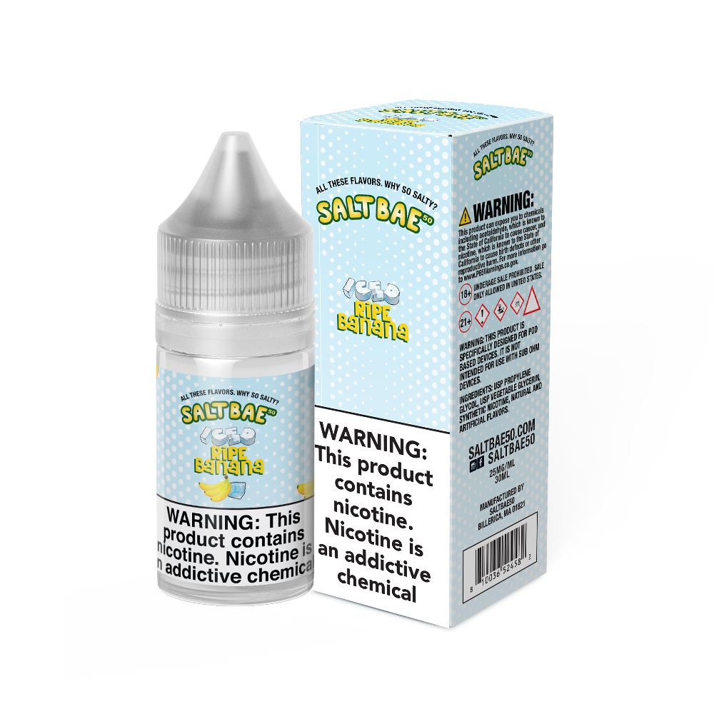 Salt Bae 50 (LIQ Salt)(30mL) - Ripe Banana Iced