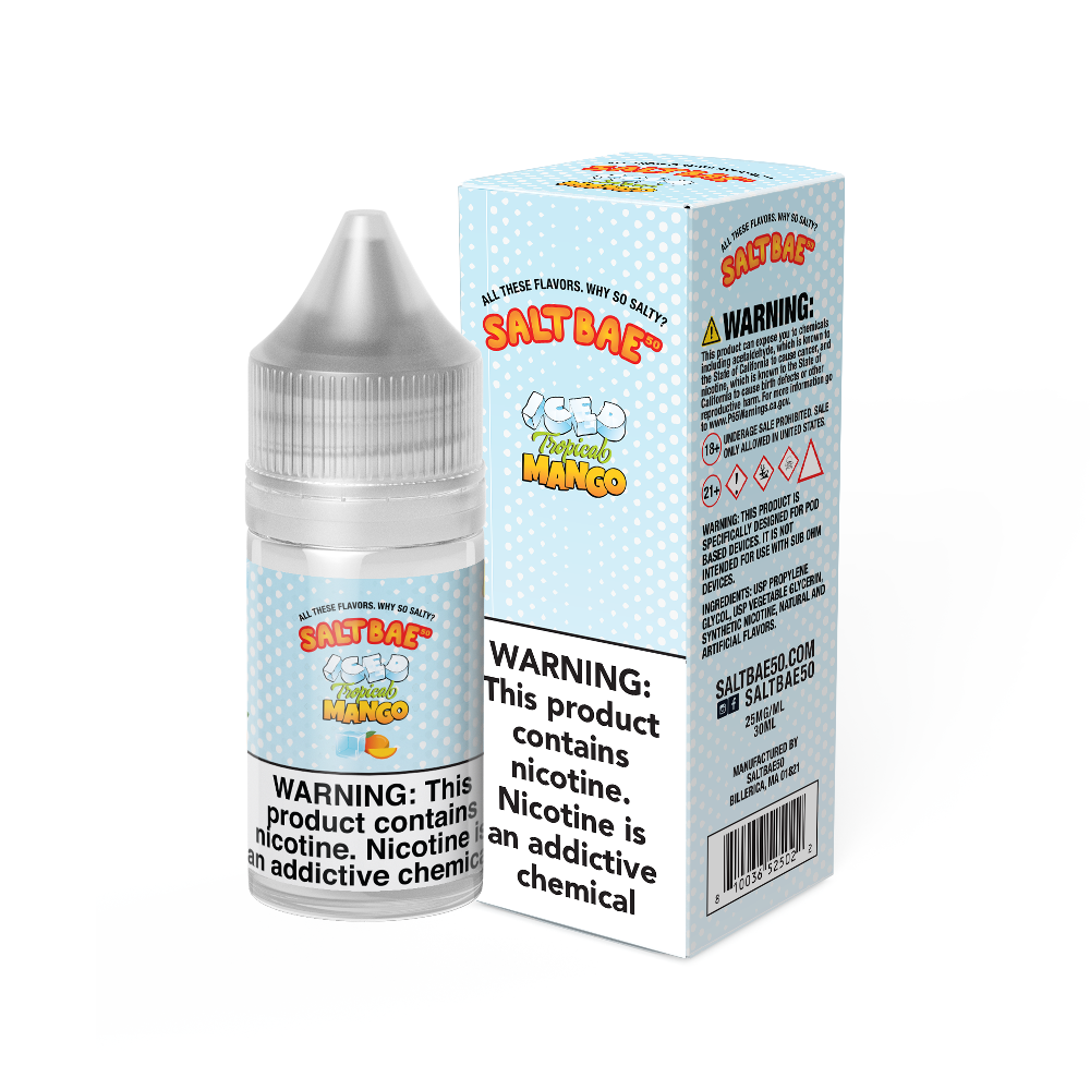 Salt Bae 50 (LIQ Salt)(30mL) - Tropical Mango Iced