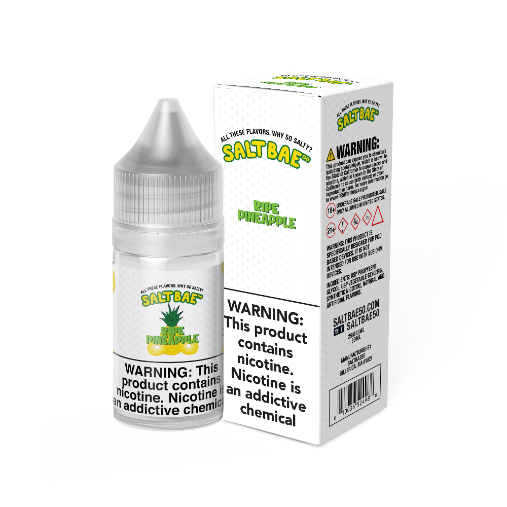 Salt Bae 50 (LIQ Salt)(30mL) - Ripe Pineapple