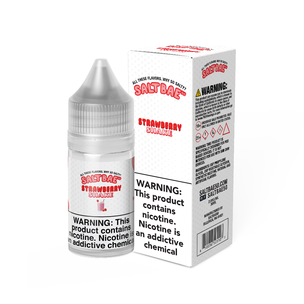 Salt Bae 50 (LIQ Salt)(30mL) - Strawberry Shake