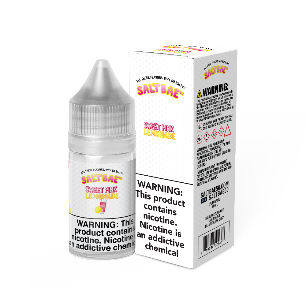 Salt Bae 50 (LIQ Salt)(30mL) - Sweet Pink Lemonade