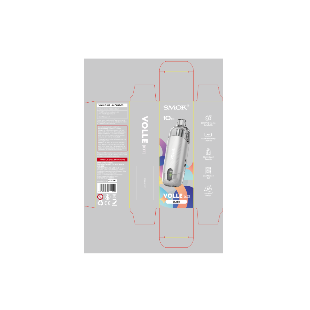 SMOK VOLLE (Kit PS) - Silver