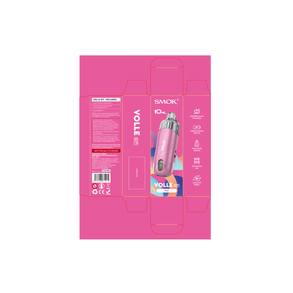 SMOK VOLLE (Kit PS) - Pink