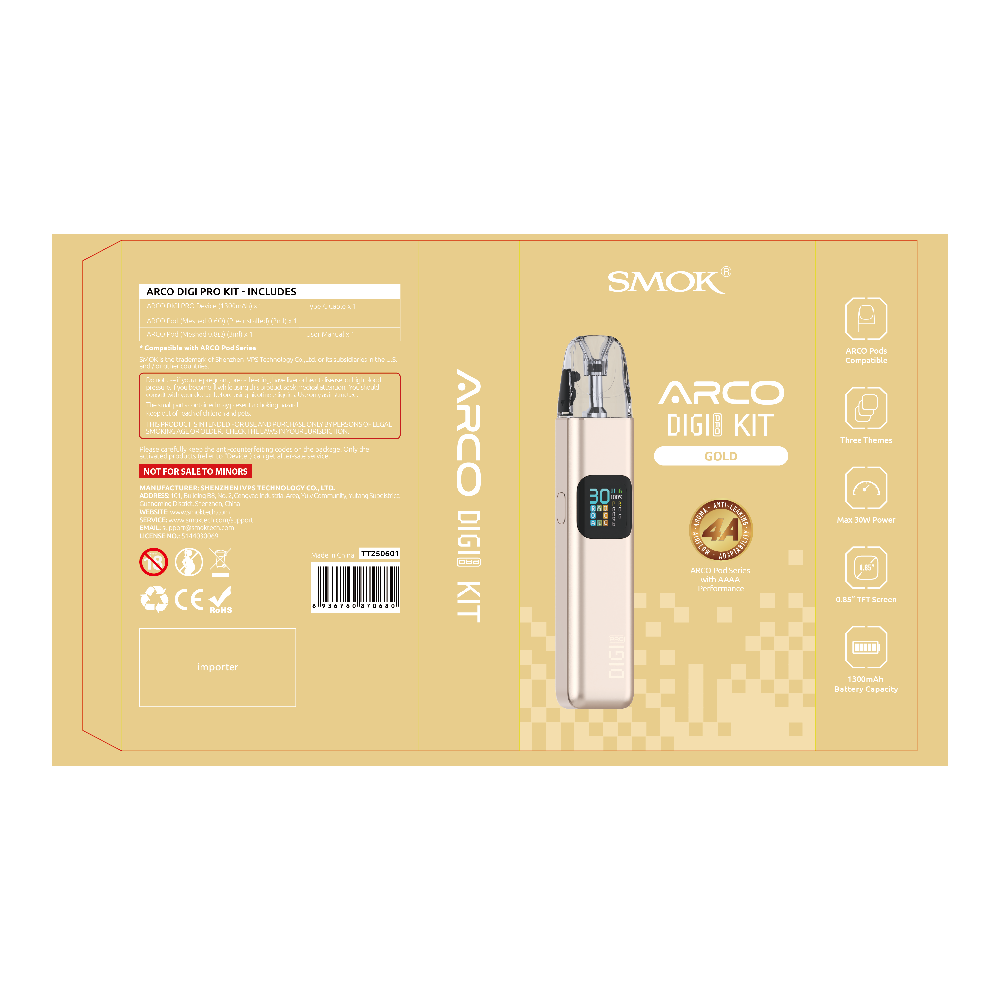 SMOK ARCO Digi Pro (Kit PS) - Gold