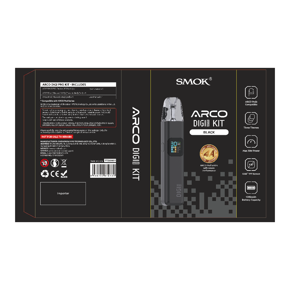 SMOK ARCO Digi Pro (Kit PS) - Black
