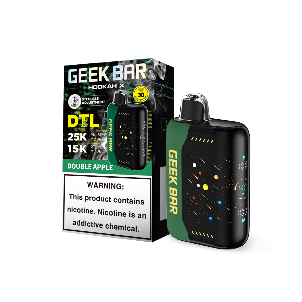 Geek Bar Hookah X (Dispo)(25000Puff)(18mL) - Double Apple