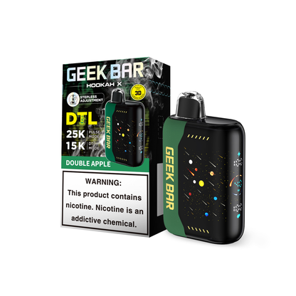 Geek Bar Hookah X (Dispo)(25000Puff)(18mL) - Double Apple