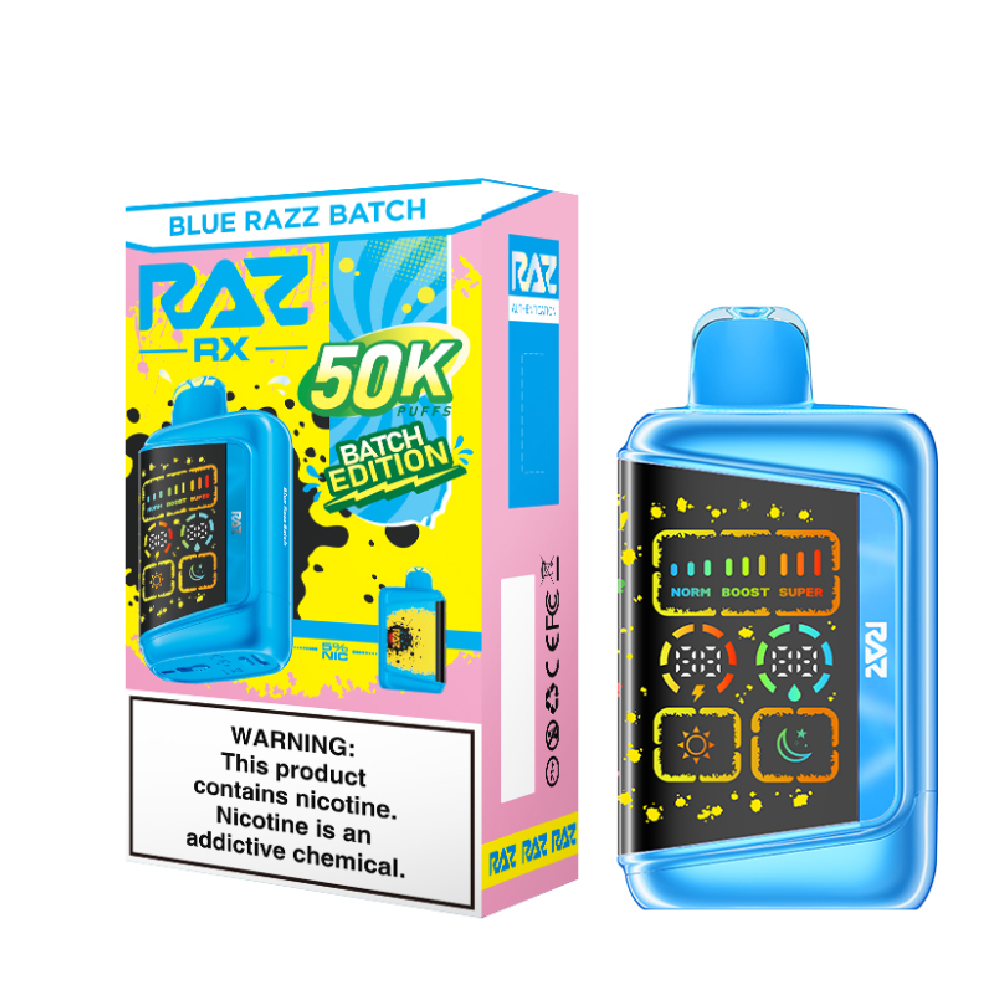 RAZ RX (Dispo)(50000Puff)(19mL) Dew Edt. - Blue Razz Batch