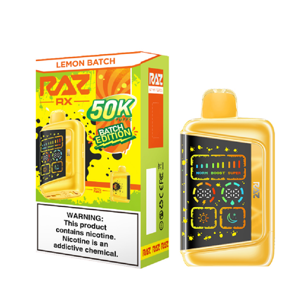 RAZ RX (Dispo)(50000Puff)(19mL) Dew Edt. - Lemon Batch