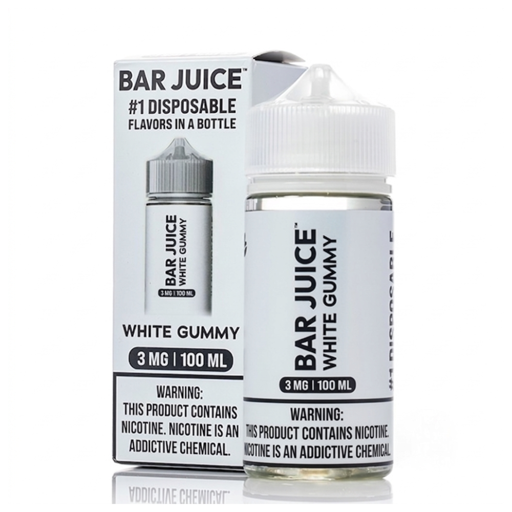 Bar Juice BJ30000 E-Liquid 100mL (Freebase)  White Gummy