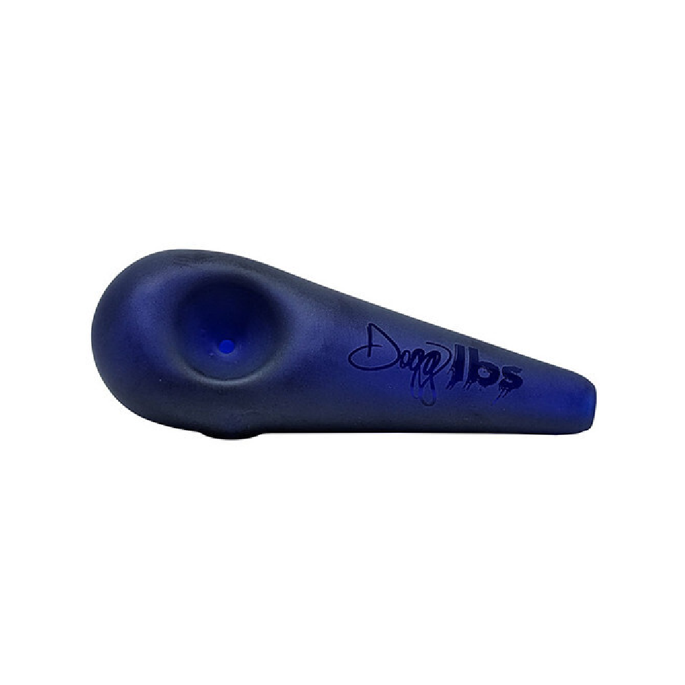 Dogg Lbs (Hand Pipe) DLHP0032 4″ Frosted Tear Drop Spoon - Blue
