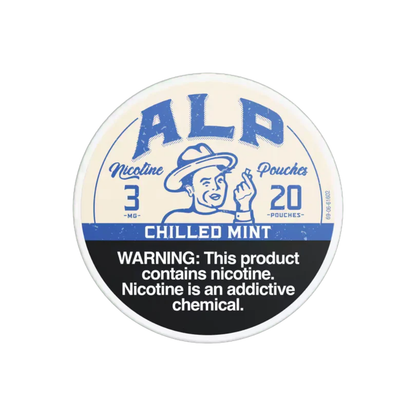 ALP (DSPLY 5pc)(Nic Pouch)(20ct Can)-Chilled Mint (SAS)