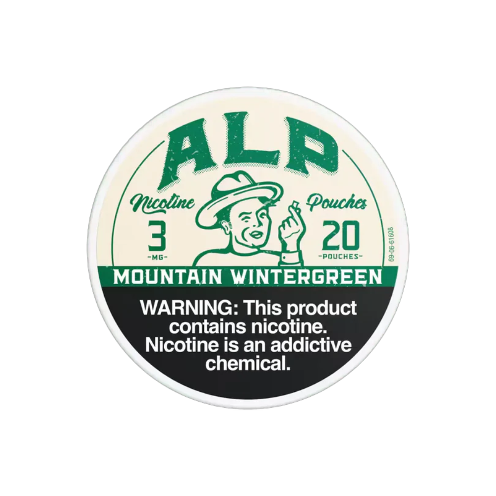ALP (DSPLY 5pc)(Nic Pouch)(20ct Can)-Mountain Wintergreen (SAS)